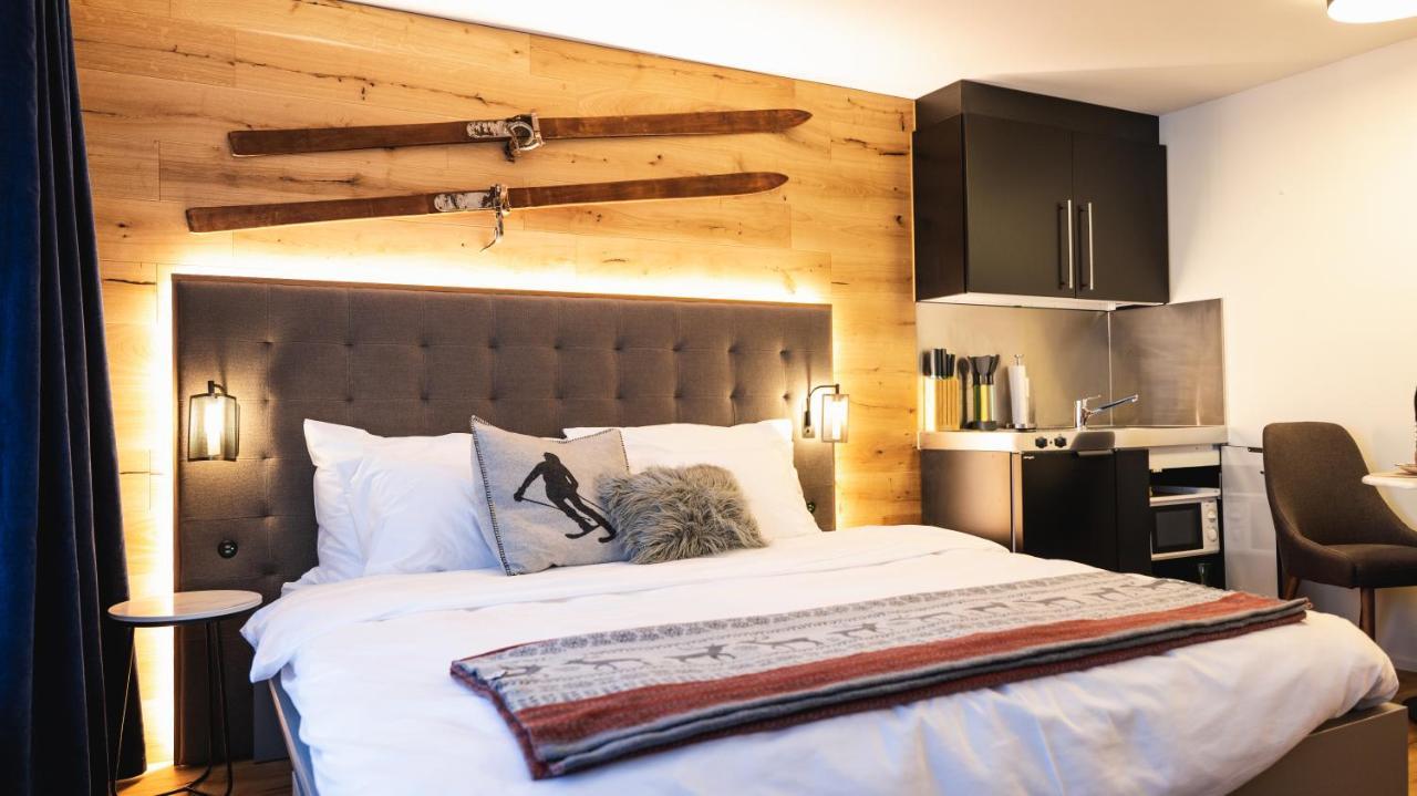 Wunderstay Alpine 403 Centric Studio Balcony/View Davos Luaran gambar