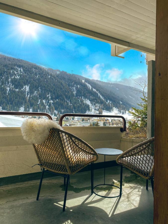 Wunderstay Alpine 403 Centric Studio Balcony/View Davos Luaran gambar